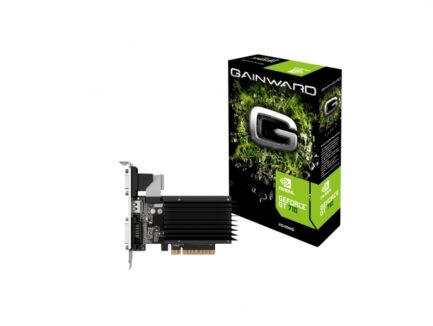 GAINWARD SCHEDA VIDEO NVIDIA GT710 2GB DDR3 DVI-D/VGA/HDMI SILENT FX 426018336-3576 .