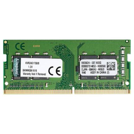KINGSTON RAM SO-DDR4 8GB PC4-19200 2400MHZ KVR24S17S8/8 .