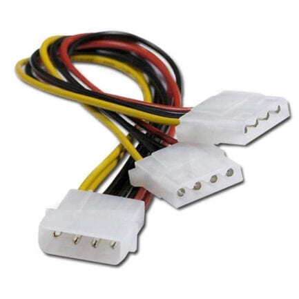 POWER X CAVO INTERNO SDOPPIATORE ALIMENTAZIONE MOLEX 5 1/4" + 3 1/2"