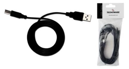 TECNOWARE CAVO USB STAMPANTE 2.0 A-M/BM 5 METRI FCA16419