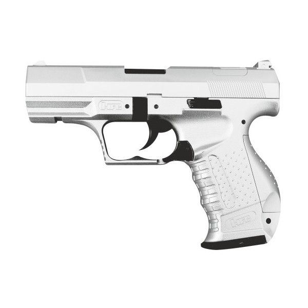 HFC PISTOLA GIOCATTOLO A MOLLA RINFORZATA SOFTAIR P99 CON PARTI INTERNE IN  METALLO SILVER HA 120S