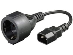 EWENT CAVO ADATTATORE IEC PRESA SCHUKO FEMMINA CC-190300-001-N-B
