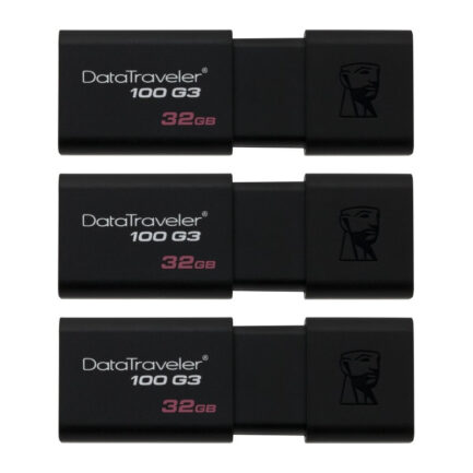 KINGSTON PENDRIVE DATATRAVELER 32GB USB 3.0 CONFEZIONE 3PCS DT100G3/32GB-3P