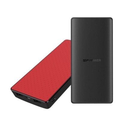 SILICON POWER POWER BANK 12000Mah 2.1A PLUG & CHARGE S102 BLACK/RED