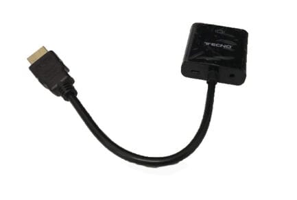 TECNO ADATTATORE CONVERTITORE HDMI TO VGA + AUDIO TC-ADAPT800