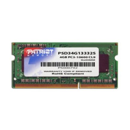 PATRIOT RAM SO-DDR3 4GB 1333MHZ PC3-10600 PSD34G13332S