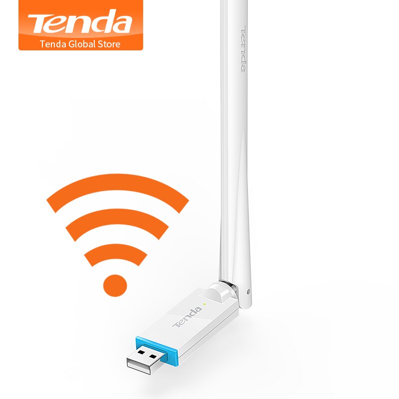 Adattatore USB Wireless N 150Mbps, Antenna Esterna 4 dBi ad alto guadagno  WPS