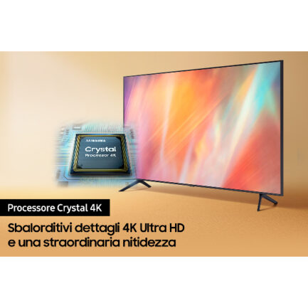 SAMSUNG TV LED 43" UHD 4K SMART TV WI-FI UE43AU7170UXZT