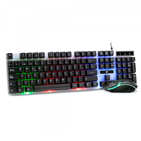 CROWN KIT TASTIERA E MOUSE GAMING CMCKG-200