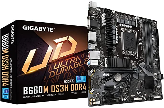 GIGABYTE SCHEDA MADRE GA-B660M DS3H 4X DDR4 VGA/HDMI/DISPLAY-PORT SOCKET 1700